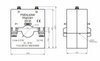 Przekładnik prądowy z rdzeniem dzielonym ISN 3R 150/5A klasa: 1 moc: 2,5VA otwór: 60x10mm lub Φ30mm