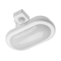 GTV Oprawa kanałowa DELTA OW z czujnikiem ruchu, 6W, 400lm, AC220-240V, 50/60 Hz, PF>0,5, Ra>80, IP54, kąt świecenia 120°, neutralna biała 4000K, biała+B12;  LD-DELOW6WC-NB