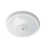 GTV Plafoniera LED ITALIA z czujnikiem ruchu, 16W 1200lm 4000K neutralna biała, IP20, AC 220-240V 50/60Hz, kąt świecenia 360°,  obudowa biała PC