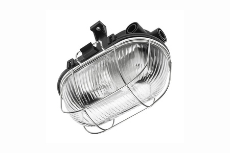 Oprawa kanałowa SANGUESA KAM, max 40W, E27, AC220-240V, 50-60Hz, IP54, ABS/szkło/metalowa kratka, czarna OS-KAM060-10
