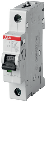 ABB Wyłącznik nadmiarowo-prądowy serii SZ 1-polowy B 20A 6kA SZ201-B20