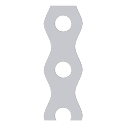 Taśma montażowa 17x0,70mm perforowana, ocynkowana, rolka 10mb
