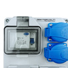 Rozdzielnica budowlana z uchwytem HL-FI 2*16A/5P CEE 2x230V erbetka z uchwytem zabezpieczona; DV-7235-F