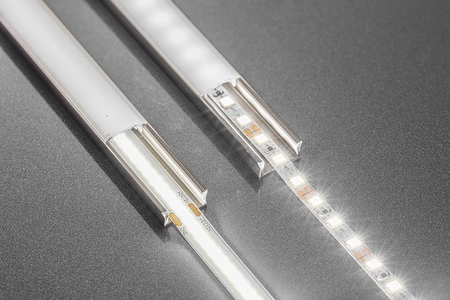 GTV Taśma LED COB 12V, 1600LED, 8mm, 8,5W/1m, bez żelu, zimny biały LD-COB12V-20-ZB