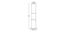 PHILIPS Lampa ogrodowa słupek myGarden Utrecht 440mm, INOX 1x20W E27 IP44; 1746847PN