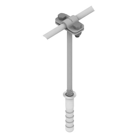 AN-KOM Uchwyt z kołkiem rozporowym Z-Śruba, M12, L=16cm AN-41/OG/